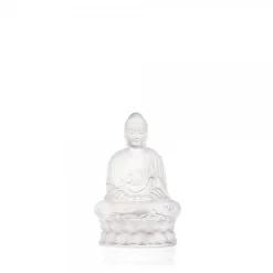 Statuette petit bouddha cristal lalique