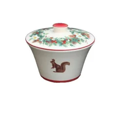 Sucrier roses des neiges