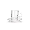 Tasse et soucoupe monaco cristal de paris x6