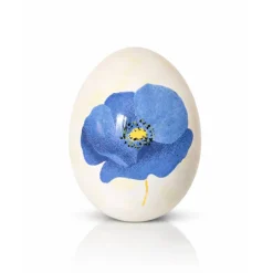 Œuf anémone faïence de Lunéville