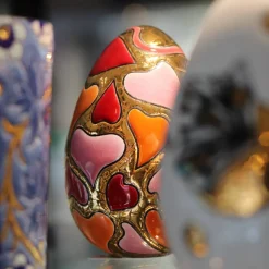 Œuf sweat heart Émaux de Longwy