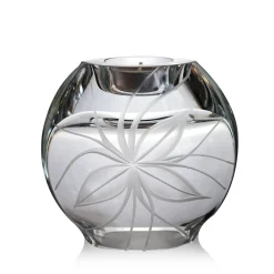 Vase bougie roni cristal lehrer