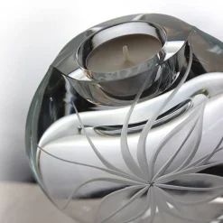 Vase bougie roni cristal lehrer