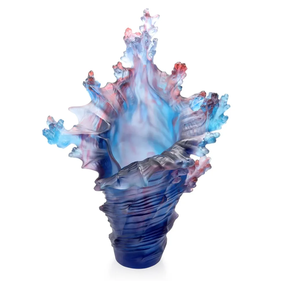 Vase gm mer de corail daum