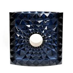 Vase Géo Mario Botta & Lalique 2016 cire perdue