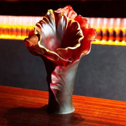 Vase grand modèle arum or daum 50 ex