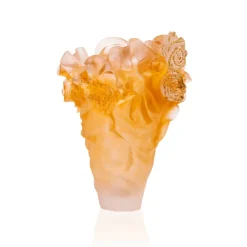 Vase Grand modèle avec Or Rose Royale Daum