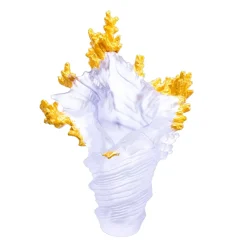 Vase grand modèle blanc mer de corail daum