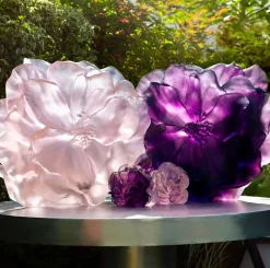 Vase grand modèle camélia daum