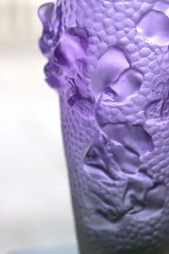 Vase haut jardin imaginaire daum