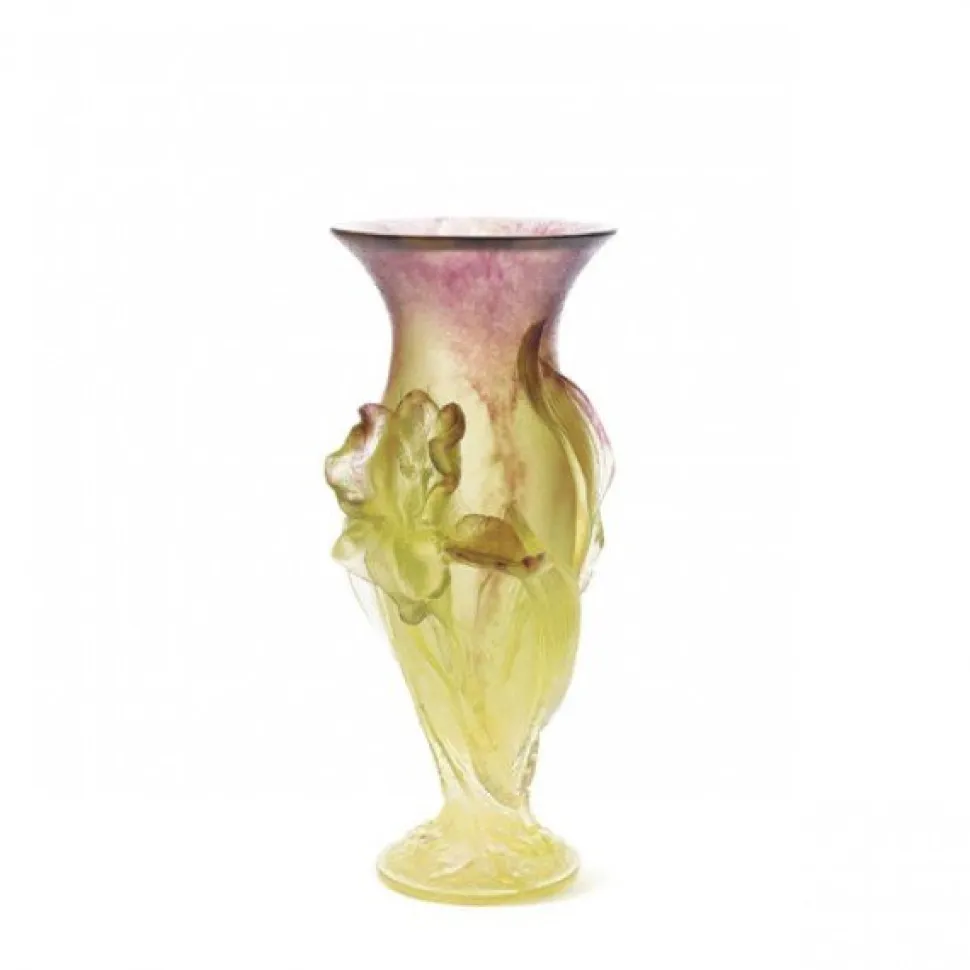 Vase iris mm daum