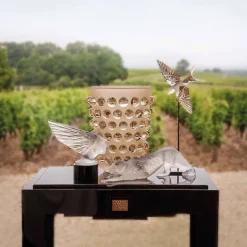 Vase mossi xxl lalique