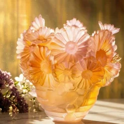 Vase petit modèle Or d’Abeille Daum