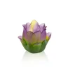 Vase Photophore Jardin de lotus Daum