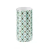 Vase porcelaine 20 cm Mosaic Babylone Vert Raynaud