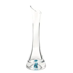 Vase soliflore cristal turquoise