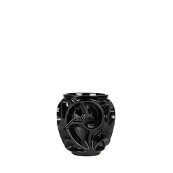 Vase tourbillon noir pm lalique