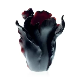 Vase tulipe noir appaloosa daum