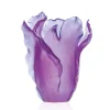 Vase tulipe ultraviolet daum