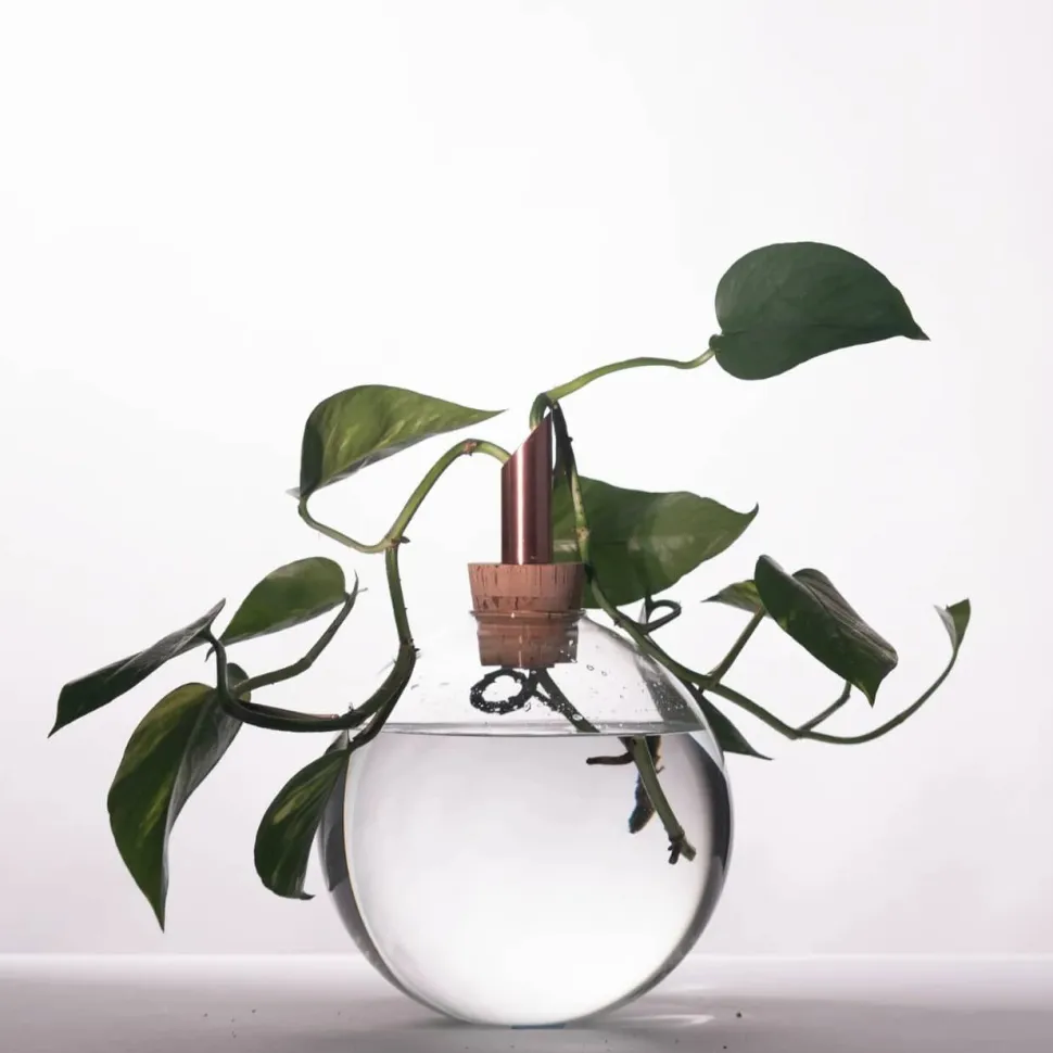 Vase verre scandinavia