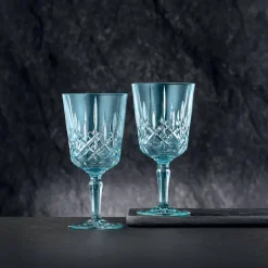 Verre à pied cristal couleur noblesse Nachtmann X2