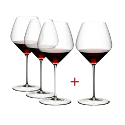 Verre pinot noir dégustation Veloce Riedel X4 (dont 1 gratuit)