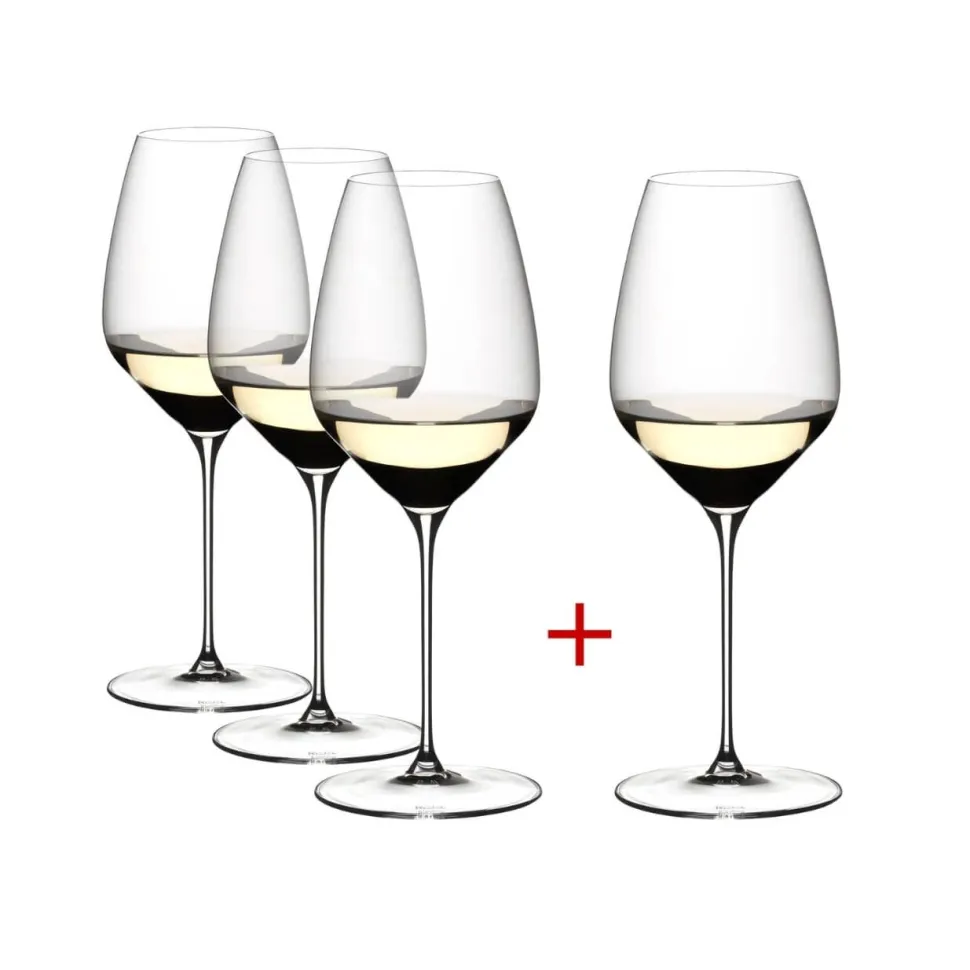 Verre Rieling dégustation Veloce Riedel X4 (dont 1 gratuit)